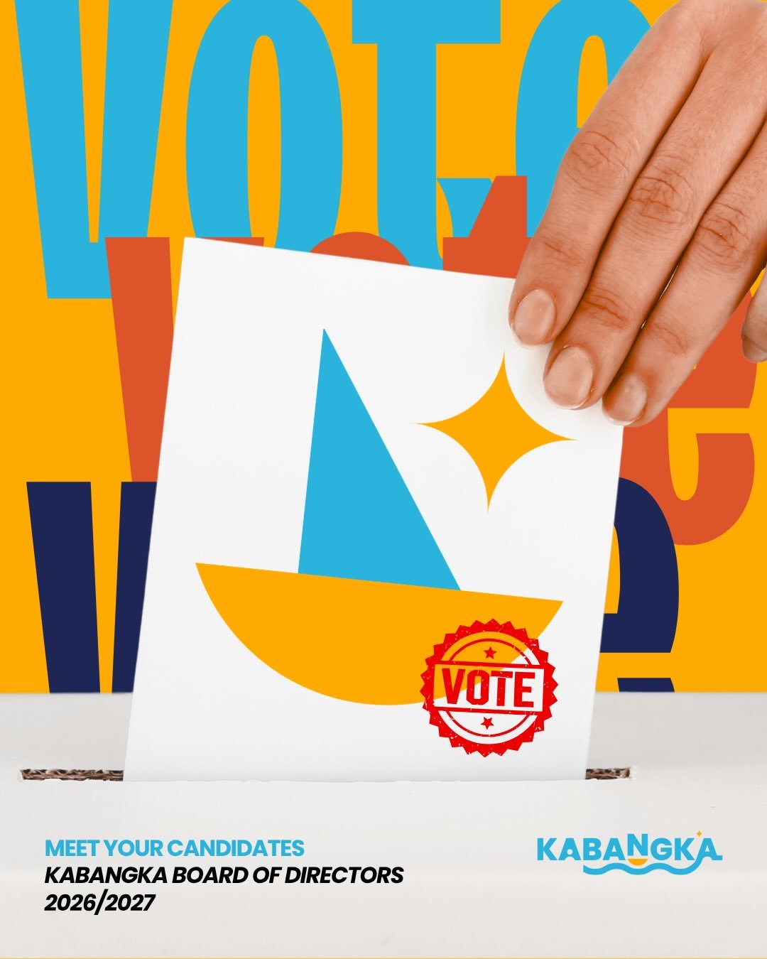 Meet your Kabangka BOD candidates 📣

See who&rsquo;s running to serve our Kabangka community and visit our website to read up on platforms: kabangka.org/election-2026-2027 📖

Voting day is 𝗔𝗽𝗿𝗶𝗹 𝟯𝟬 &mdash; if you&rsquo;re a member, your onli