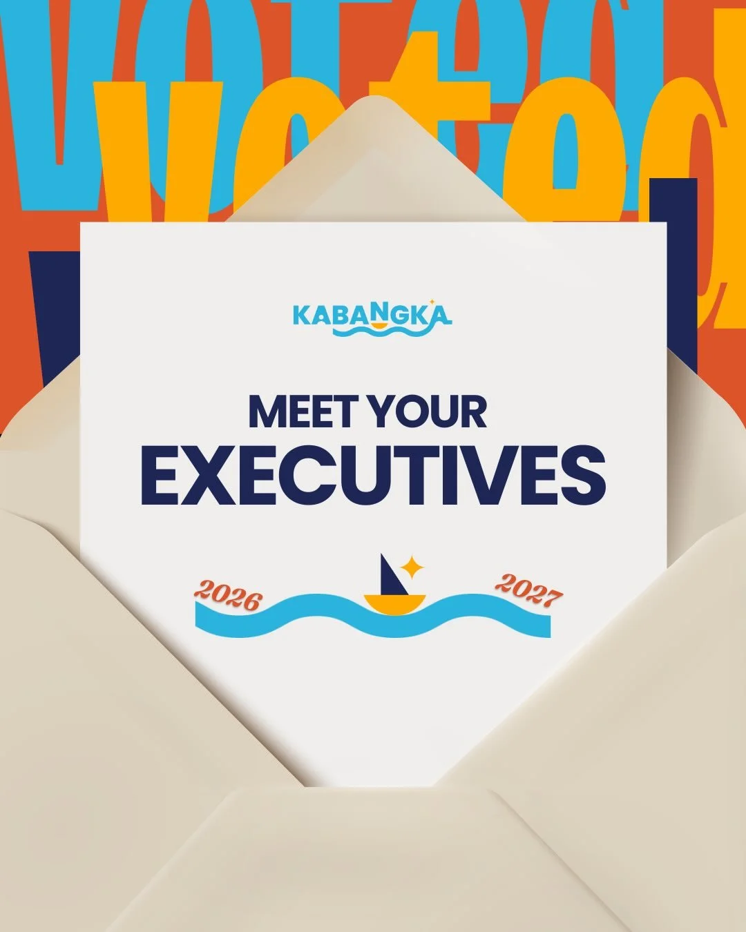 And the results are in&hellip; 🥁

Meet your 2026-2027 Kabangka BOD, mentorship, and POP executive team. Congratulations to all candidates who have been elected to their positions! 🎉

Stay tuned for the process to fill positions without a candidate.