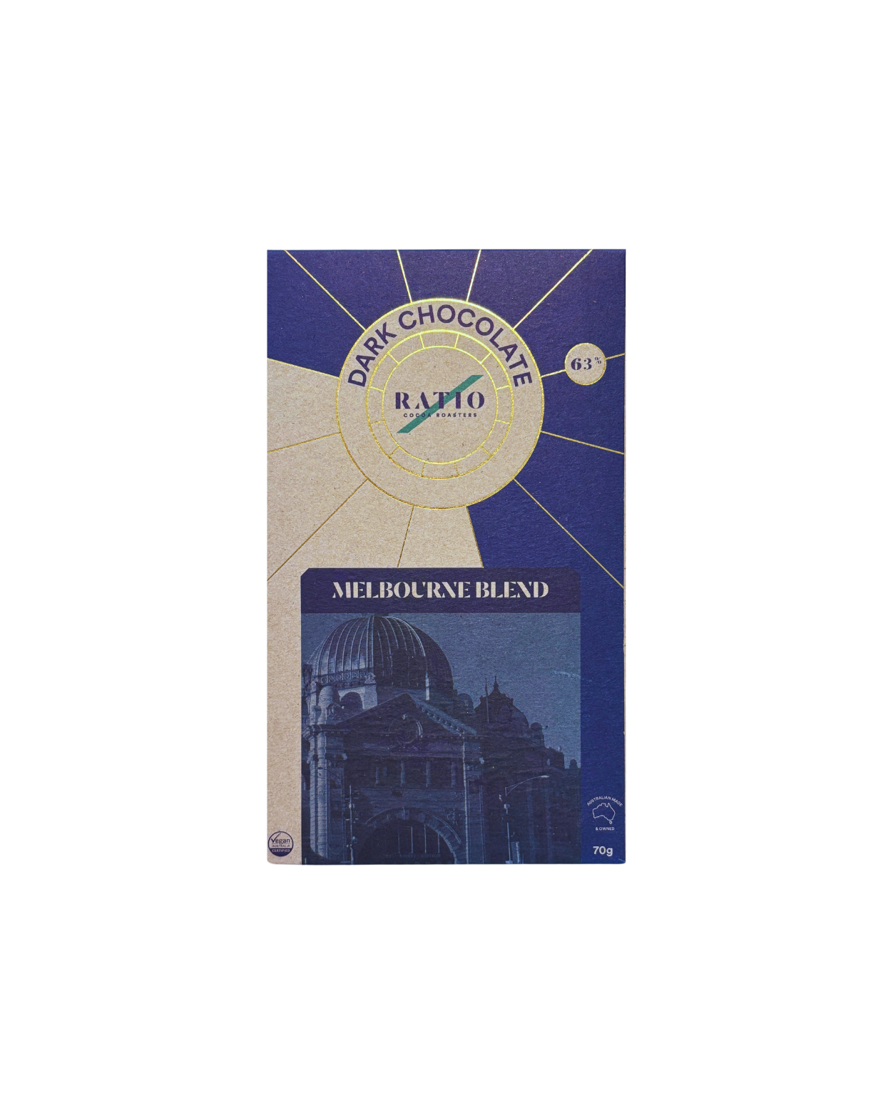 Ratio 63% Melbourne Blend Dark Chocolate
