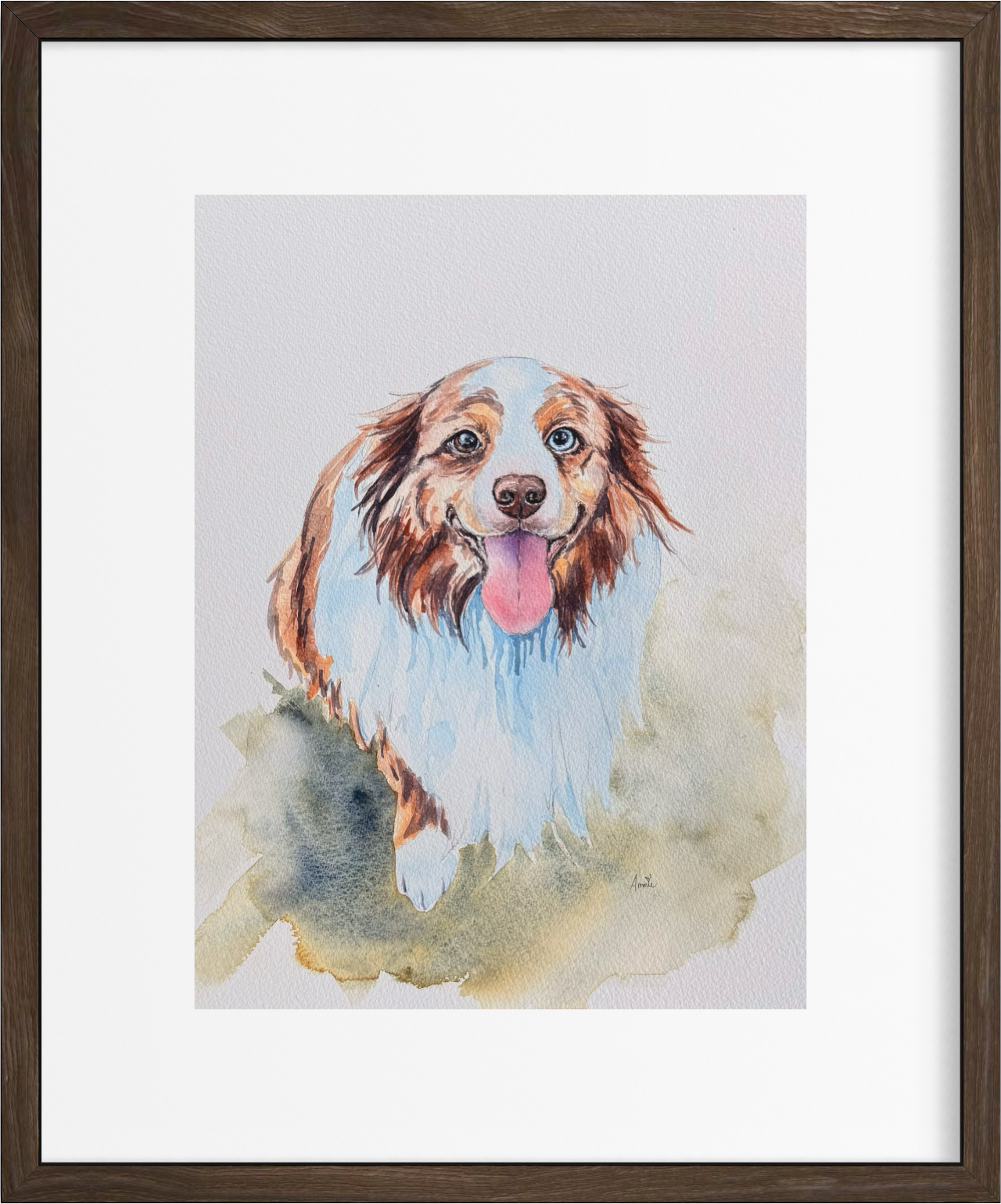 12" x 16" Custom Pet Portrait