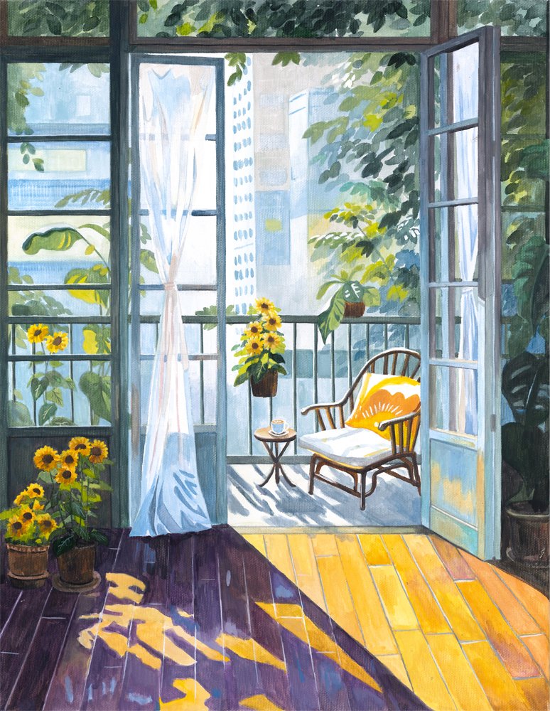 Art Print - Following the Sun