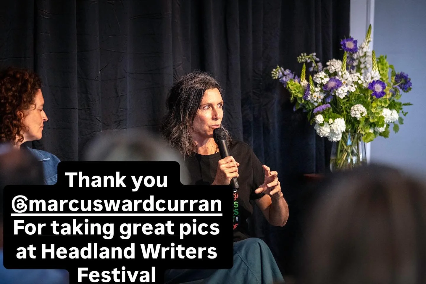 Thank you @marcuswardcurran for taking so many fabulous photos capturing so many great moments at @headlandwritersfestival2025 including those of our session &lsquo;Can we stop the violence?&rsquo; With Vesna Andric and @jessicahelenhill 🙏🙏🙏🙏