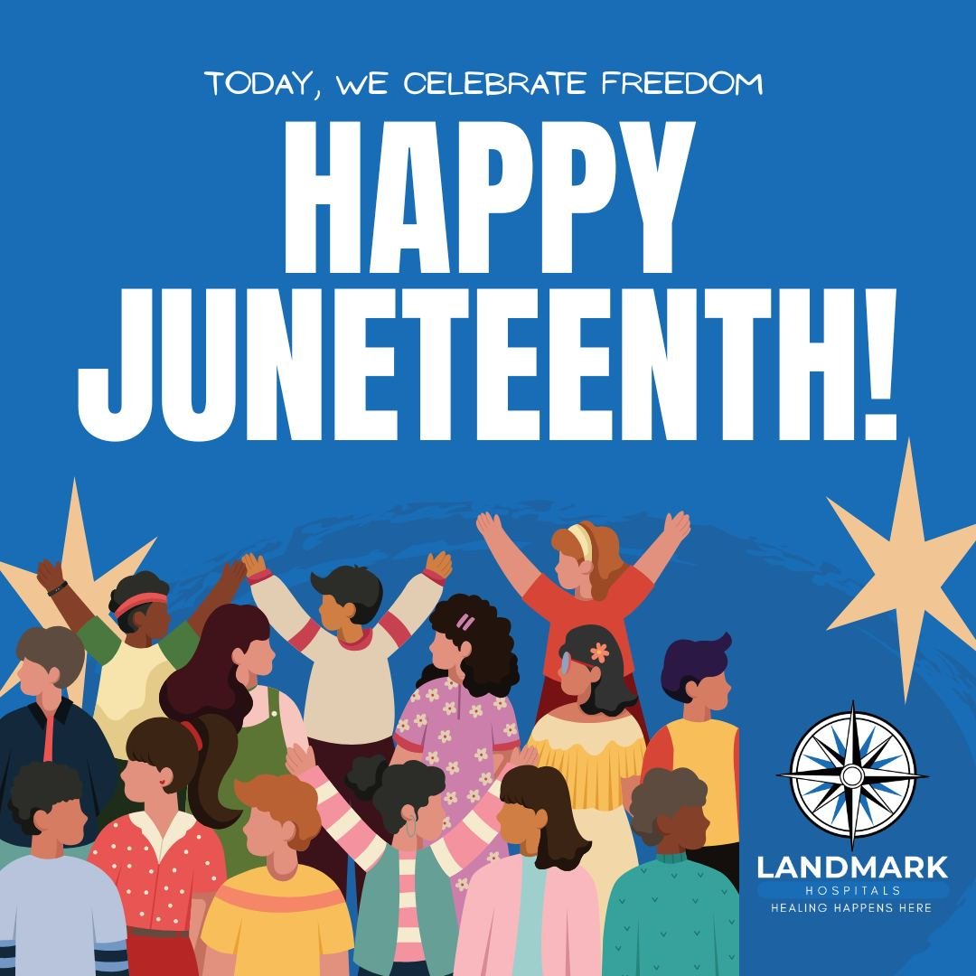 💙 Landmark is proud to serve a diverse population and work alongside dedicated clinicians who honor the legacy of Juneteenth every day through their service.

Healing happens best when everyone&rsquo;s story is heard and honored. 💙
