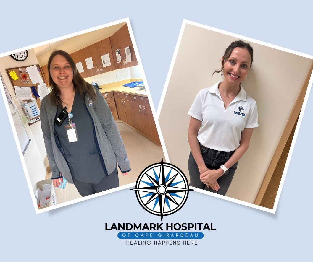 🌟 Friday Feels at Landmark! 🌟

Ending the week with smiles as bright as our care team! 😊💙
Shout-out to Ashley B., Respiratory Therapist, and Kaysie H., Registered Dietitian&mdash; two of the many amazing faces behind the care at Landmark.

Their 