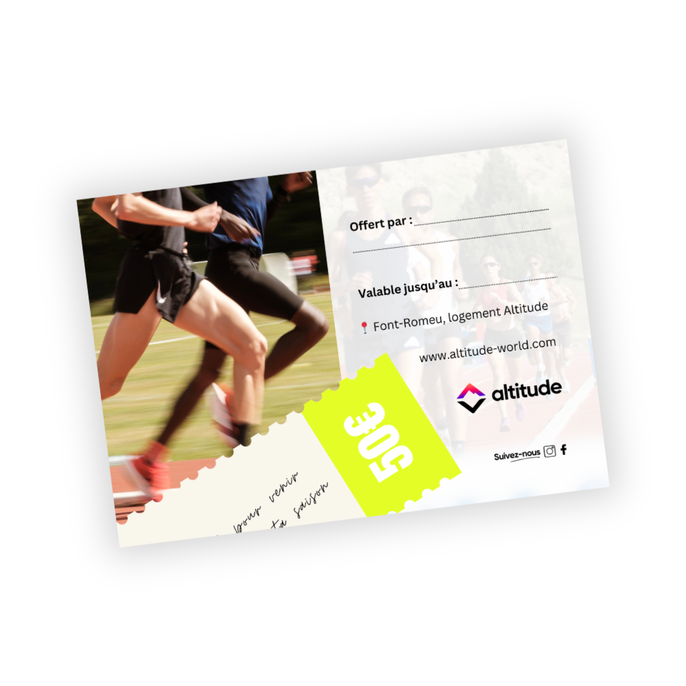 Carte Cadeau ALTITUDE