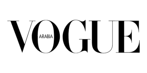 Vogue Arabia logo in black text on white background