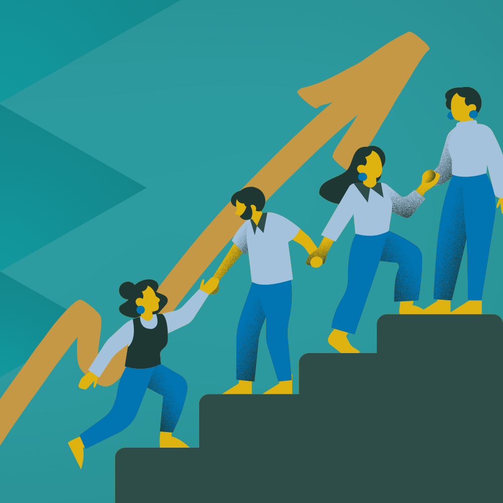 Advocacy, Helping others up, Arrow, Midcentury Style, Teamwork, Collaboration, Goal, Prime & Magnolia, Leadership, Consulting