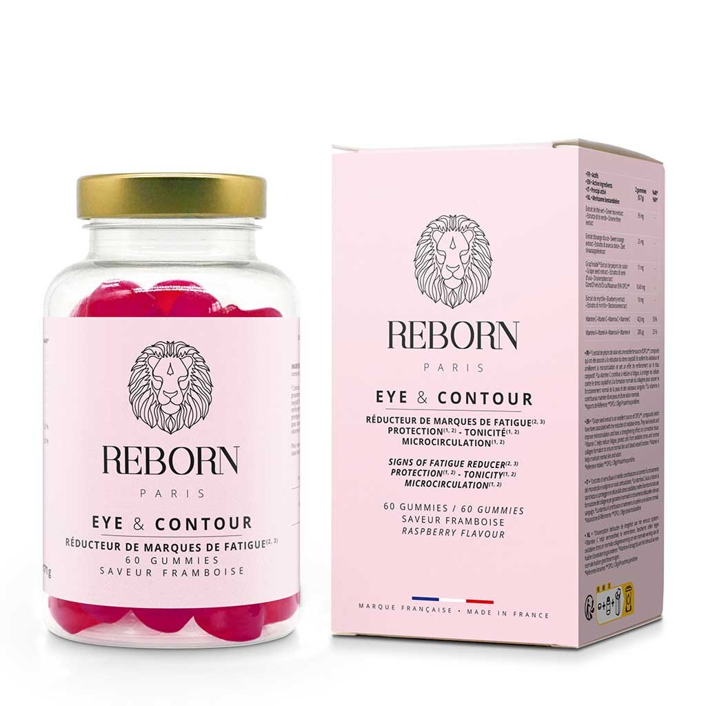 Reborn Paris 眼周明亮軟糖(EYE & CONTOUR Gummies):淡化疲勞痕跡配方(Reducer of Fatigue Marks)