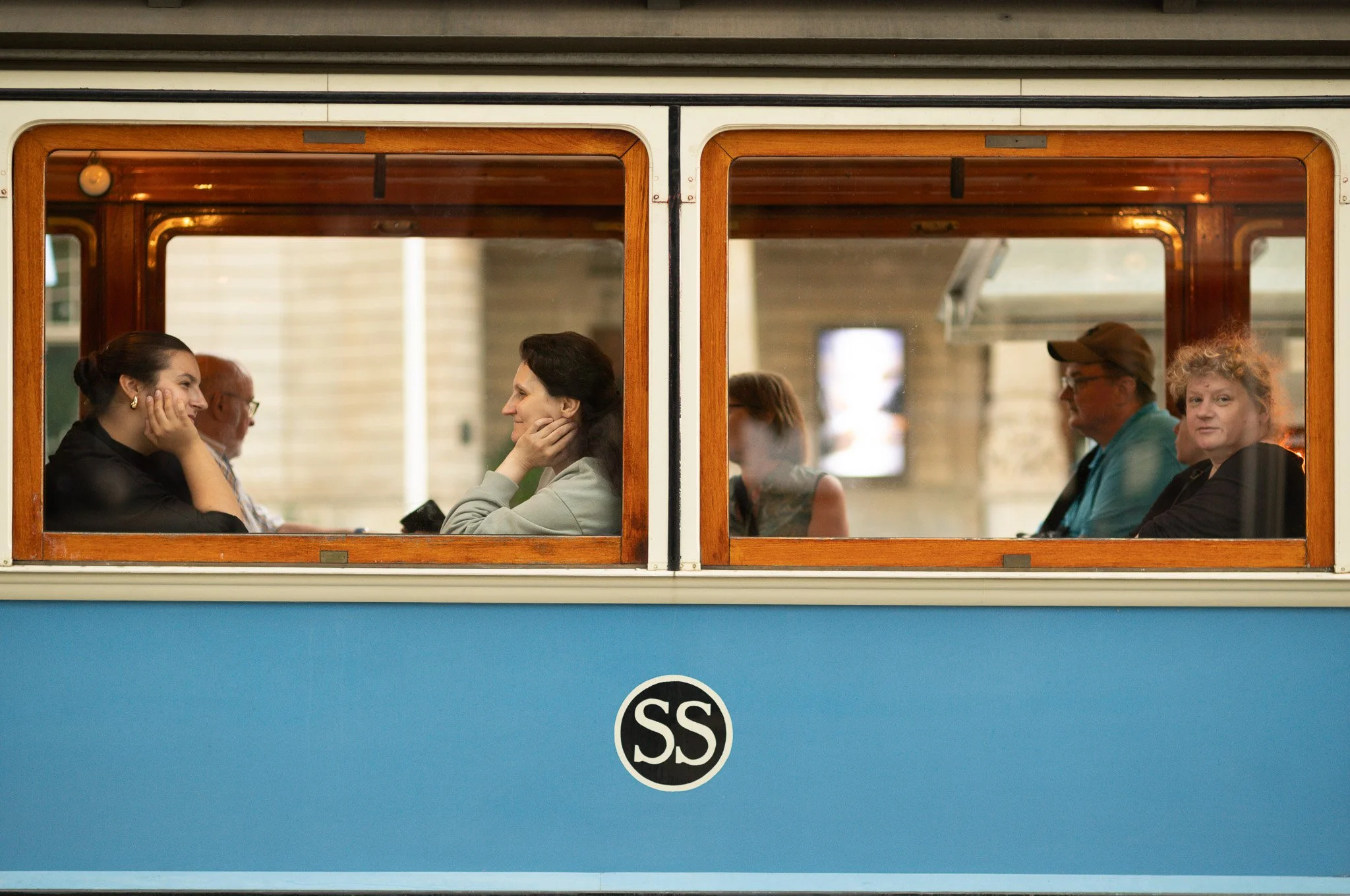 Passengers on the Tram