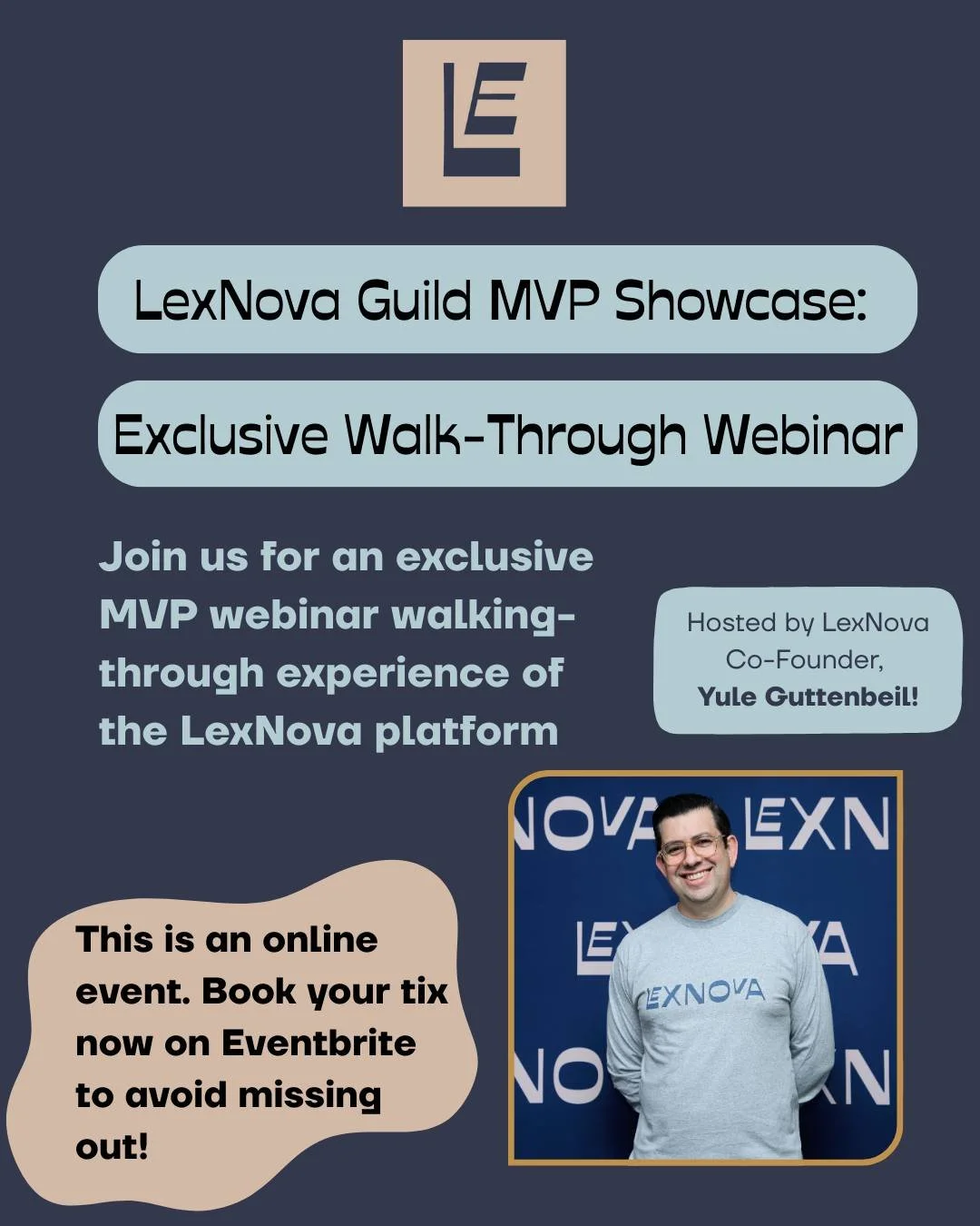 WALK-THROUGH WEBINAR: Join us for an MVP webinar hosted by co-founder Yule Guttenbeil. This is your exclusive behind-the-scenes look at how LexNova Guild works in practice. You&rsquo;ll experience the LexNova Guild interface in action, understand how