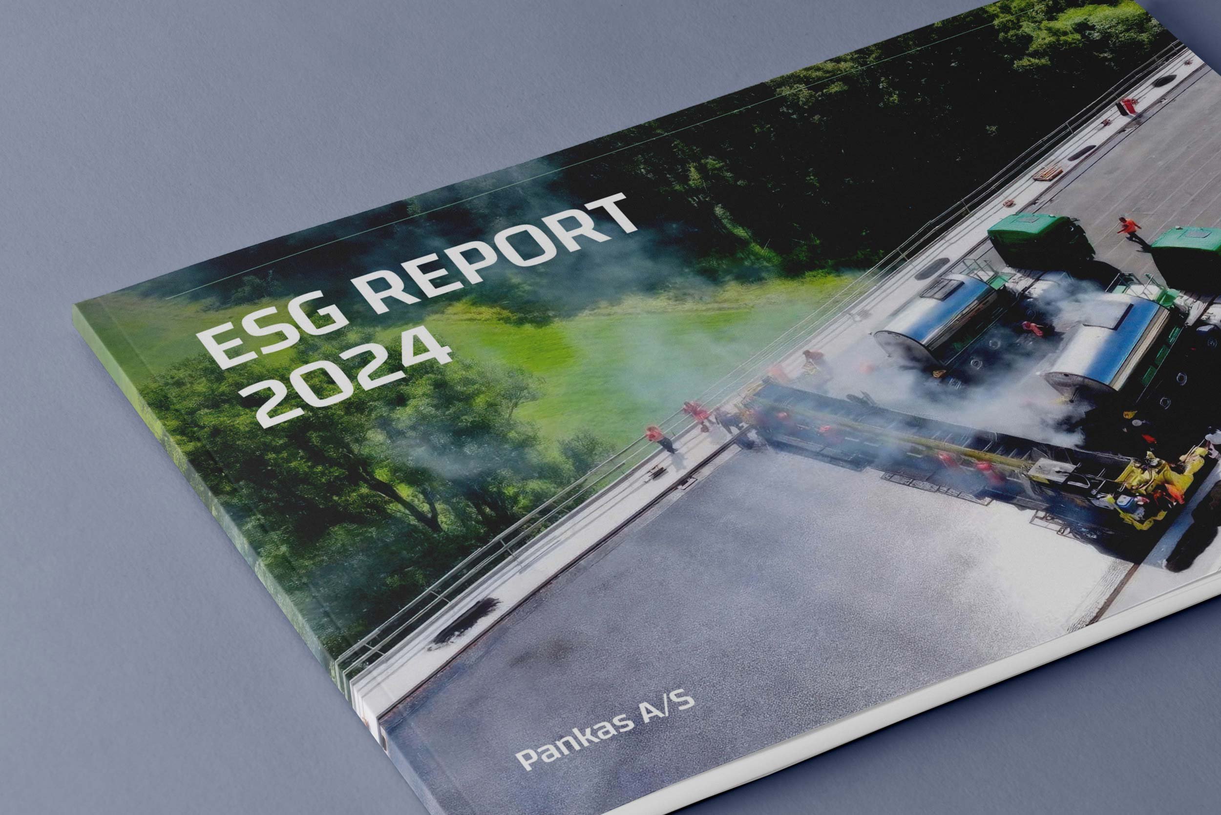 Cover of the 2024 ESG report from Pankas..