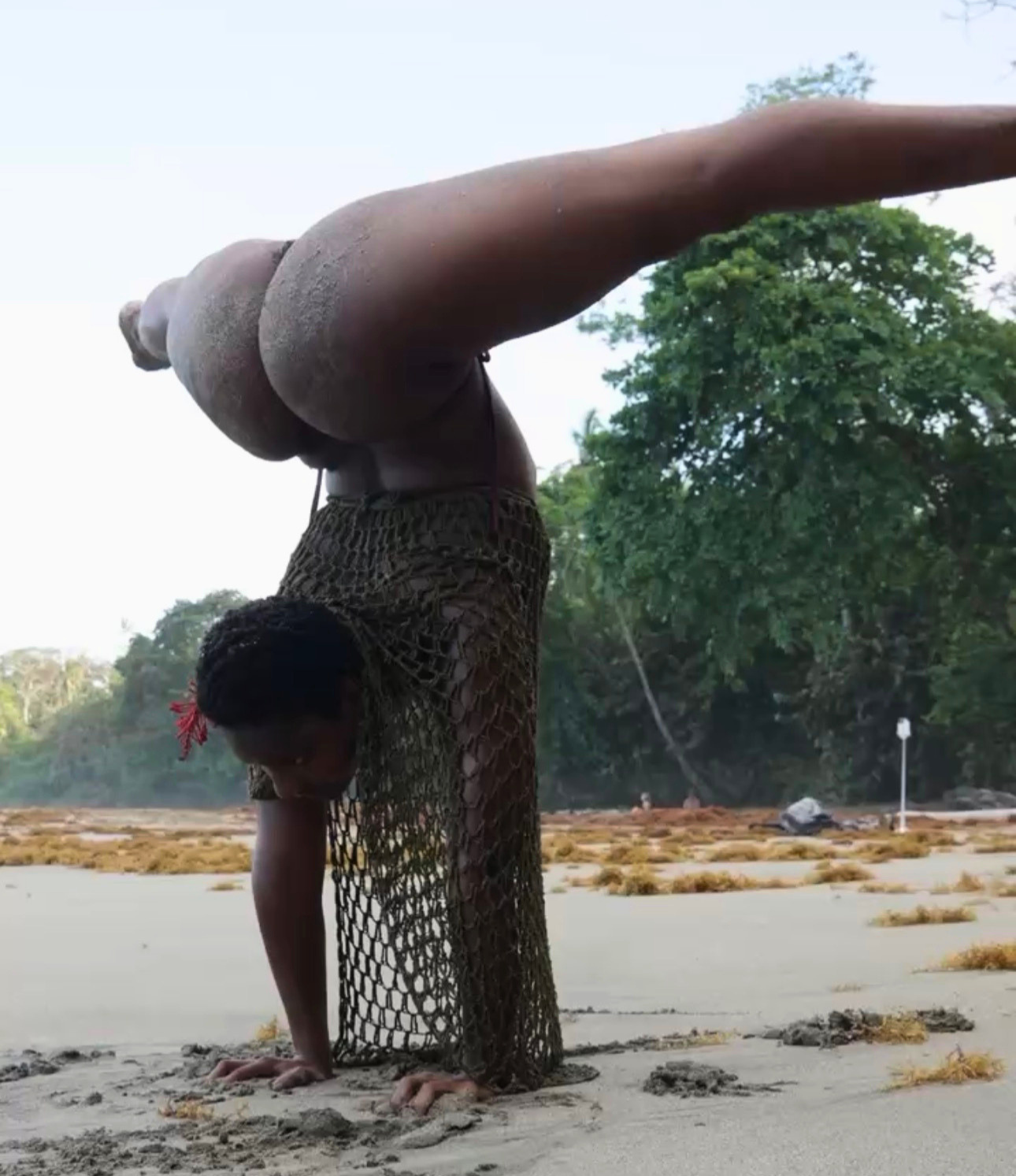 A woman developing balance, stability and confidence