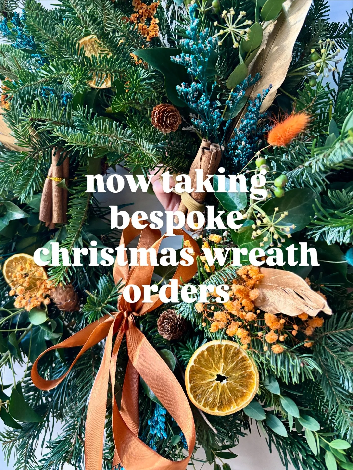 🎄 Bespoke Christmas Wreaths &ndash; Now Taking Orders! 🎄

If you&rsquo;ve been eyeing up all the pretty bits and bobs from our workshops, can&rsquo;t make it to any before the year ends, or want to gift something truly special this season of giving