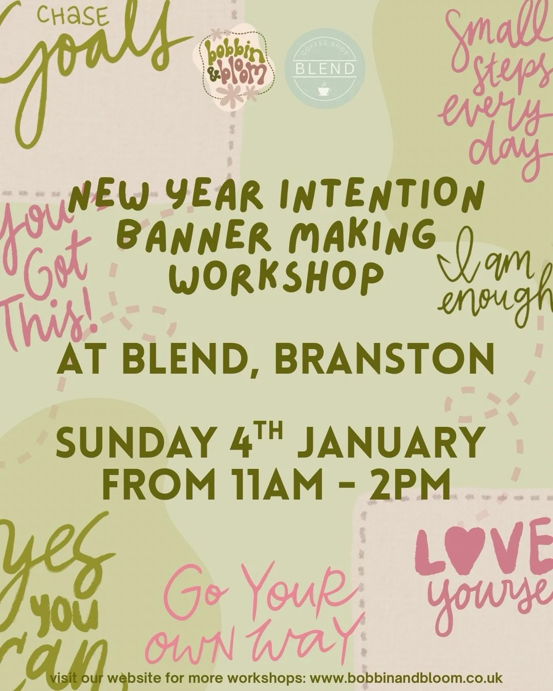 ✨ New Year Intention Banner Workshop ✨

We&rsquo;re kicking off the new year feeling inspired, and this workshop is very influenced by the beautiful work of @biancoperry 🤍

During the workshop, you&rsquo;ll design and create your own personalised fa