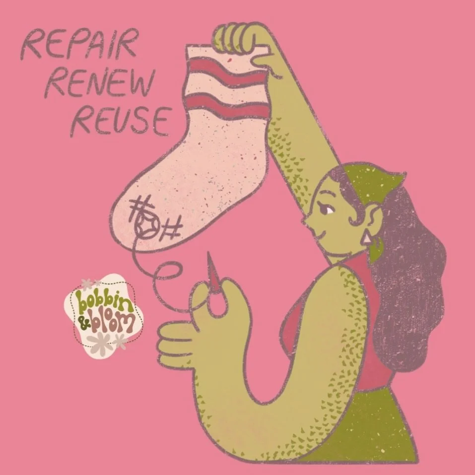 Repair. Renew. Reuse. ♻️✨ When it comes to clothes and fabrics, every piece has potential. Repair what you can, renew what you love &mdash; and if something can&rsquo;t be saved for wearing, let us reuse it.

We&rsquo;ll be taking fabric donations at