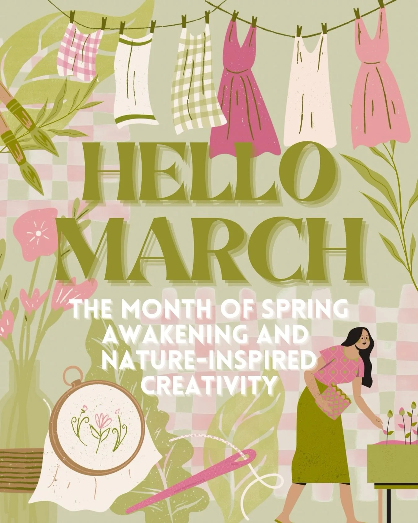 Hello, March 🌿

Longer days, softer light, and the first real signs of spring.
A fresh start, inspired by nature and ready for new ideas!