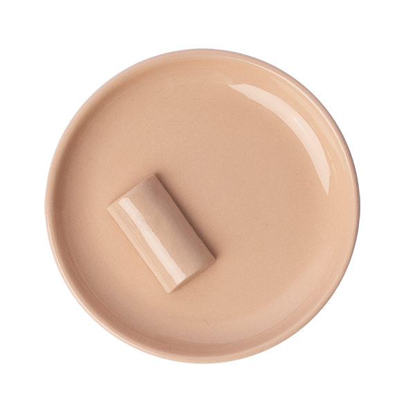 Handgemachter Räucherteller Oatmilk