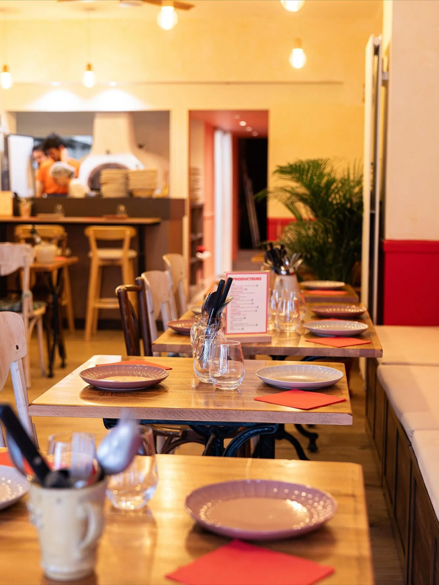 Petit avant go&ucirc;t de l&rsquo;ambiance avant le d&eacute;but de service par @audreypcd_