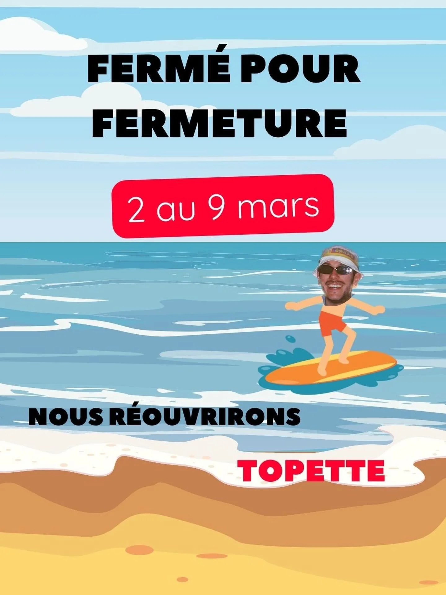 Les 2 derniers mois ont &eacute;t&eacute; de vrais montagnes russes. On prend 1 semaine de pause pour r&eacute;fl&eacute;chir comment cartonner la suite !
(Je cherche de nouveau un associ&eacute; d&rsquo;ailleurs) 
Topette