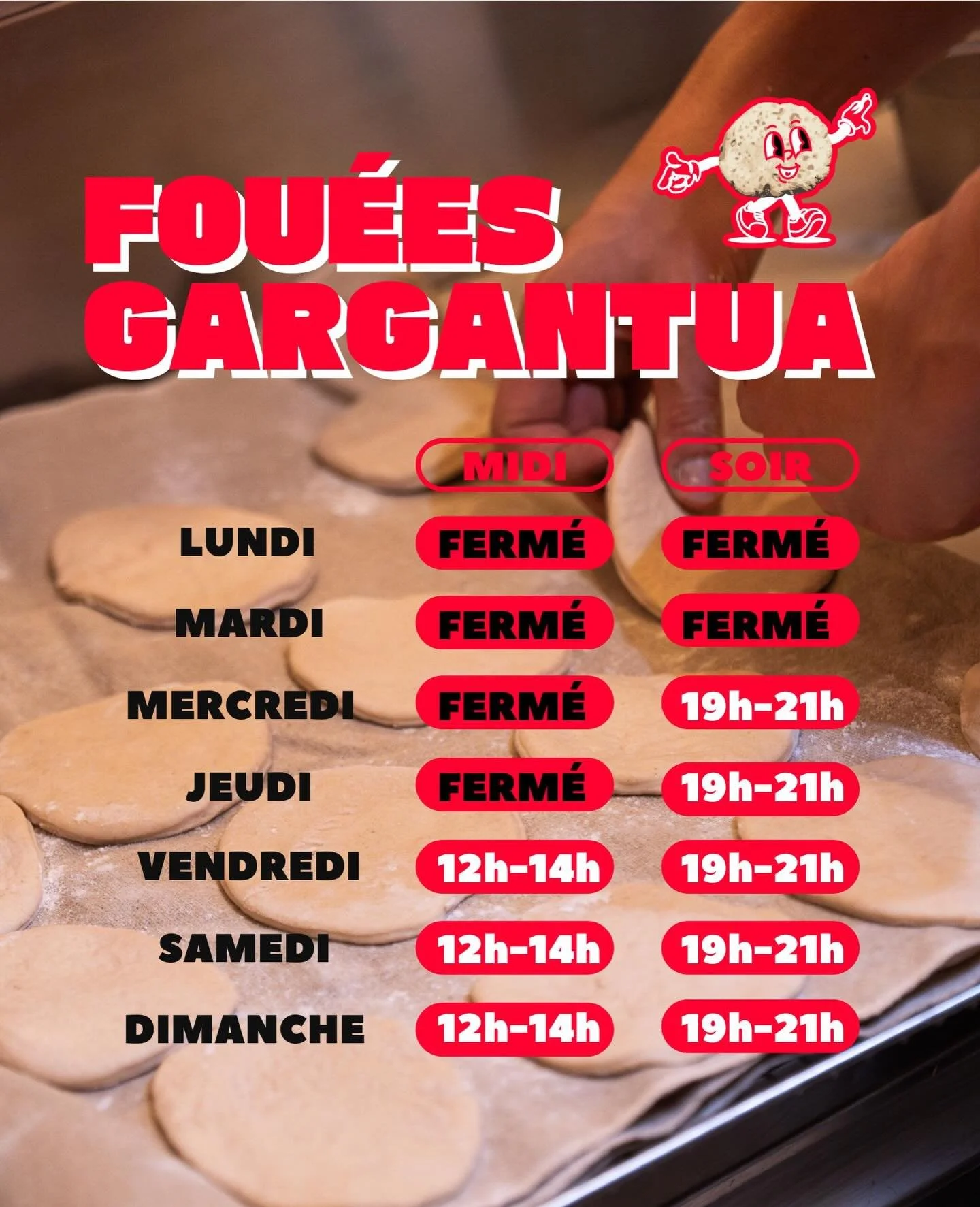 // NOUVEAUX HORAIRES // 
Petite r&eacute;organisation. On doit ouvrir moins souvent. Mais c&rsquo;est temporaire. Bisouille