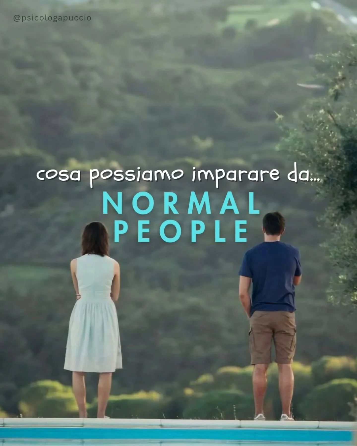 serie tv &amp; psicologia 💬💫

Oggi parliamo di Normal People citando solo alcuni degli aspetti che la rendono una delle mie serie preferite in assoluto!🤗

Per info o iniziare un percorso psicologico con me 
📞 3500016119
📧 psicologapuccio@gmail.c