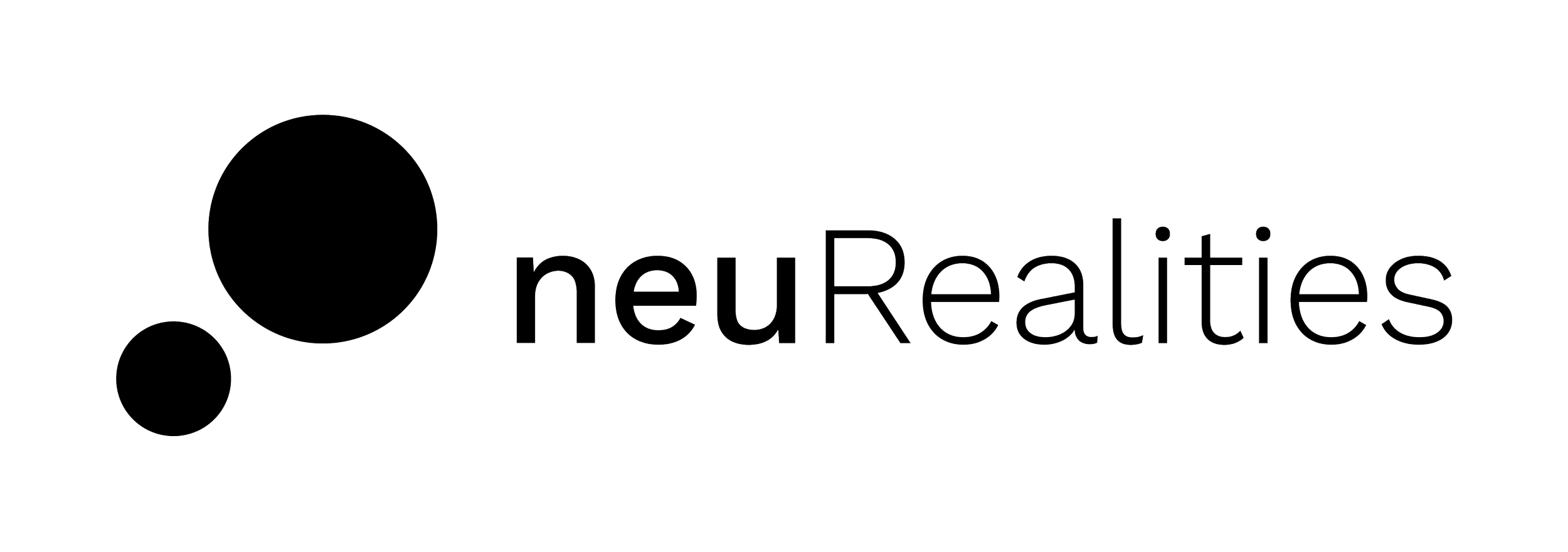 neuralites logo with two circles and the text 'neuralites'