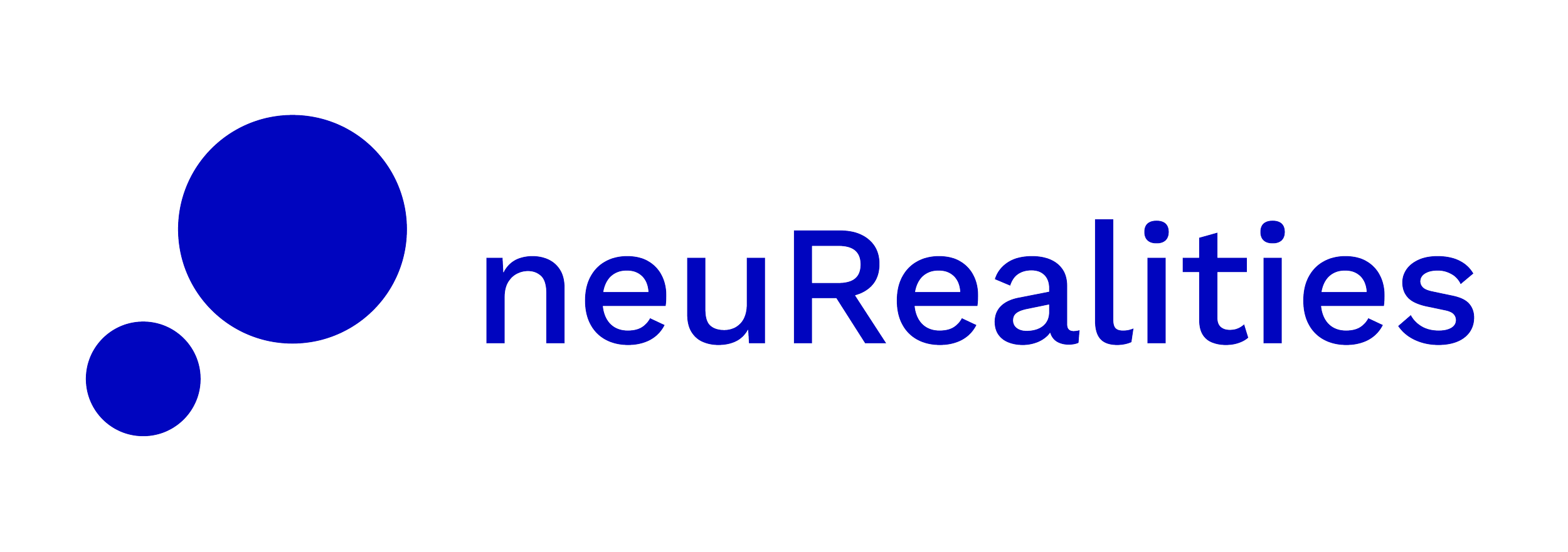 Neuralinks logo with blue circles and the word 'neuralinks' in blue text