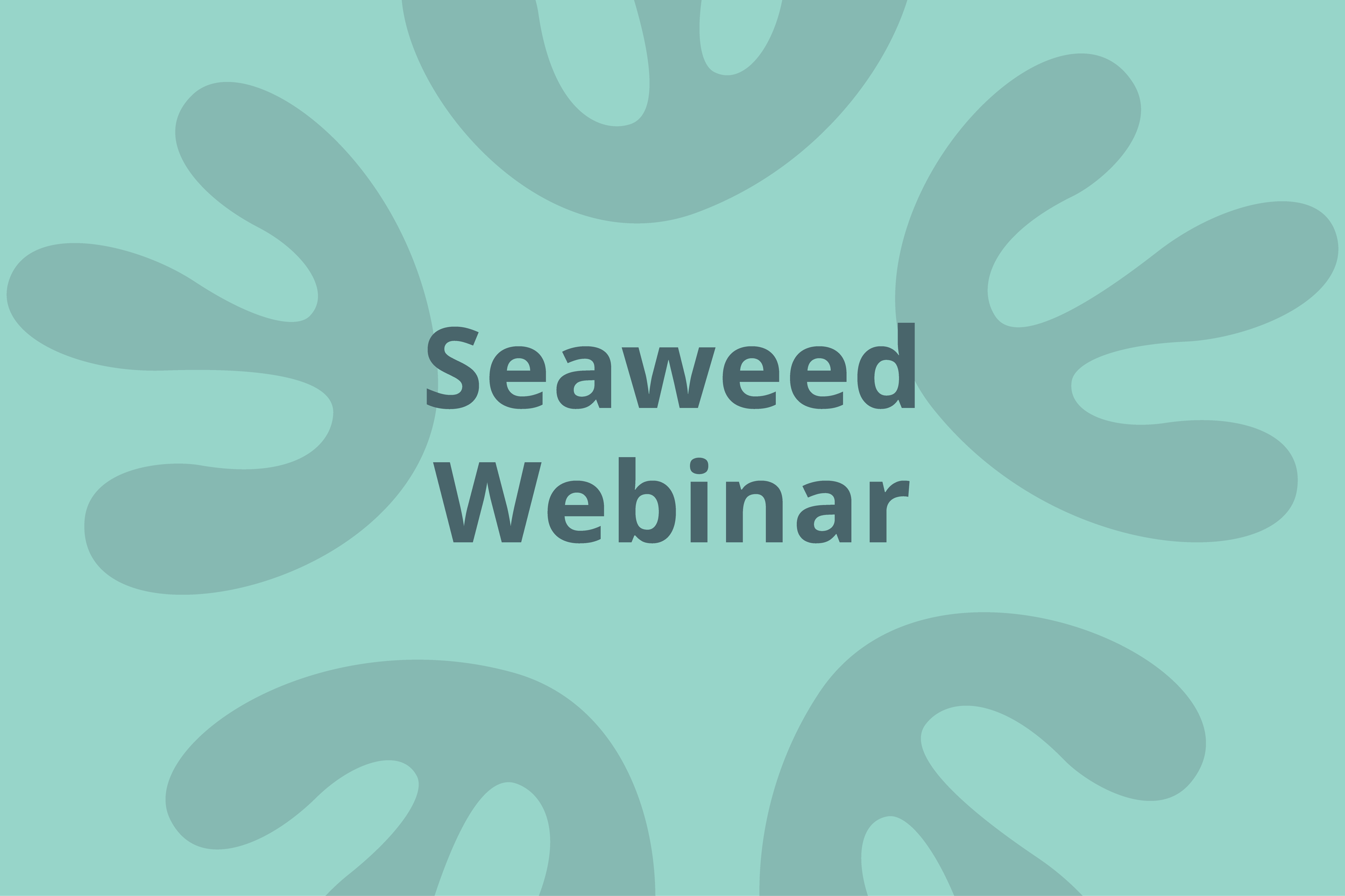 Seaweed webinar 