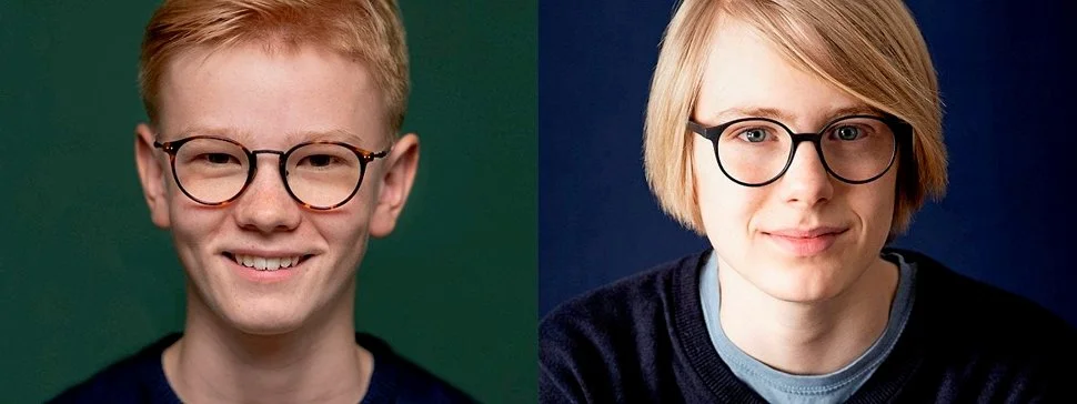 Portrætter af to drenge fra Skt. Josefs Skole