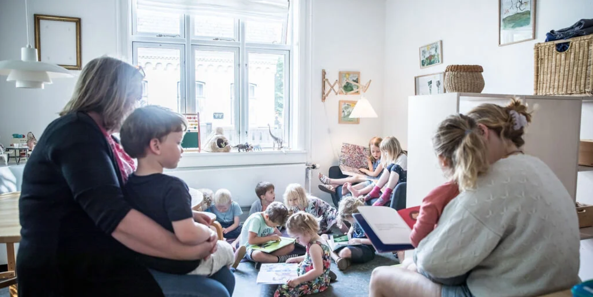 Vi læser i Skt. Josefs Børnehave Roskilde