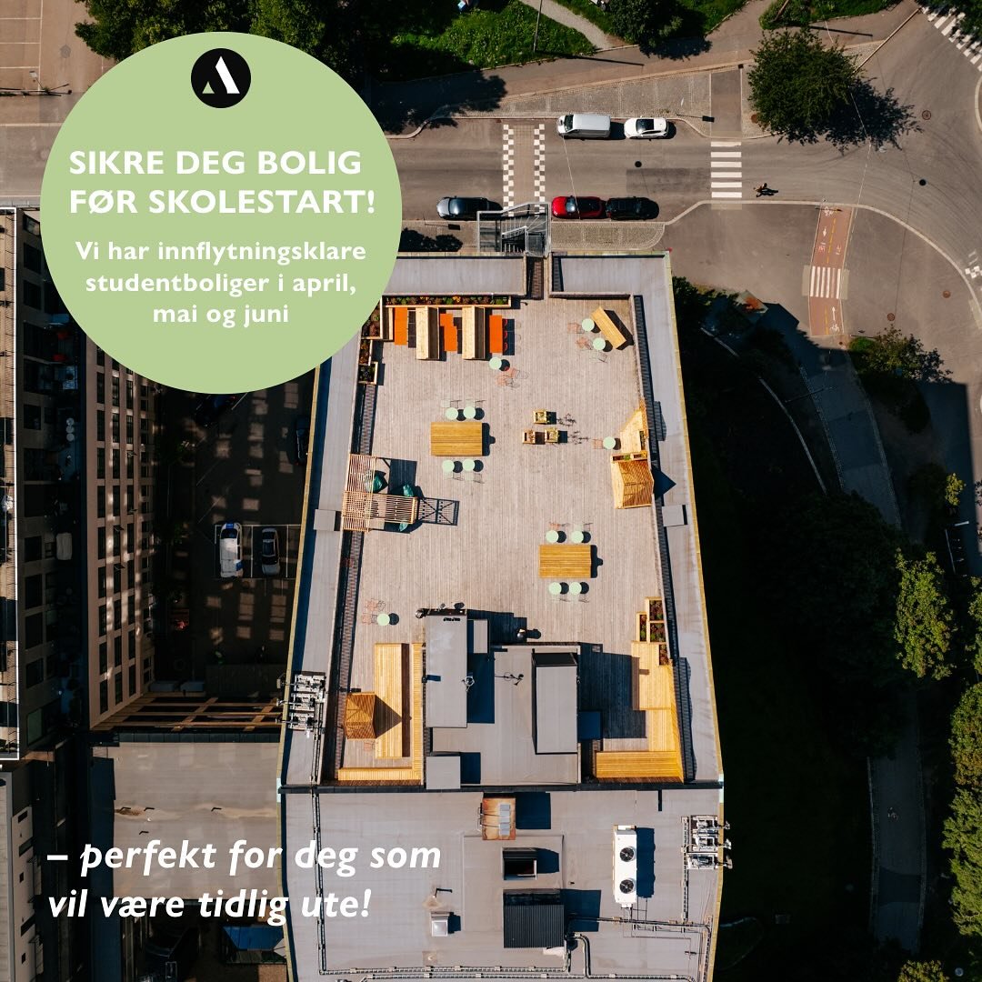 LEDIGE STUDENTBOLIGER APRIL, MAI OG JUNI🏡
Er du student og trenger et sted til skolestart? N&aring; kan du sikre deg en bolig f&oslash;r skolestart og slippe stresset med lange k&oslash;er i sommer! N&aring; har vi flere ledige studentboliger p&arin