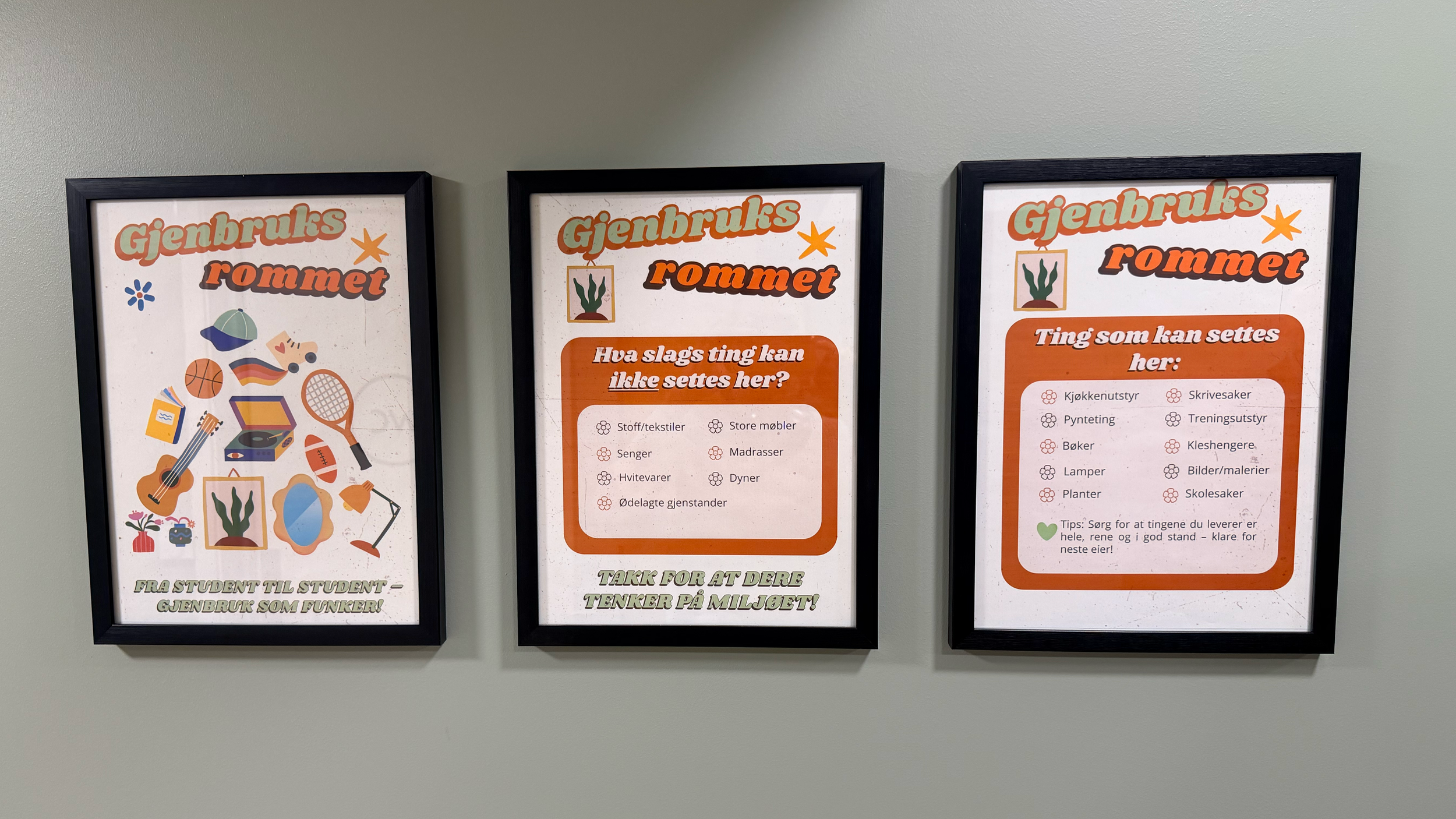 Gjenbruksrom/hobbyrom som fellesareal