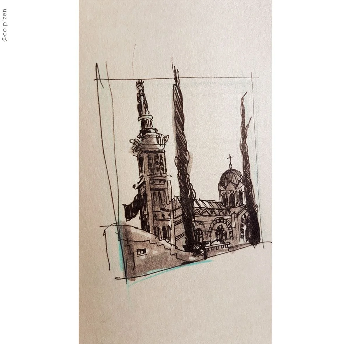 NATURESKETCH VADROUILLAGES MARSEILLE STATUE BONNE MERE 03.jpg