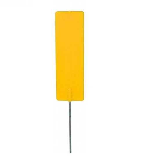 Yellow pin flag