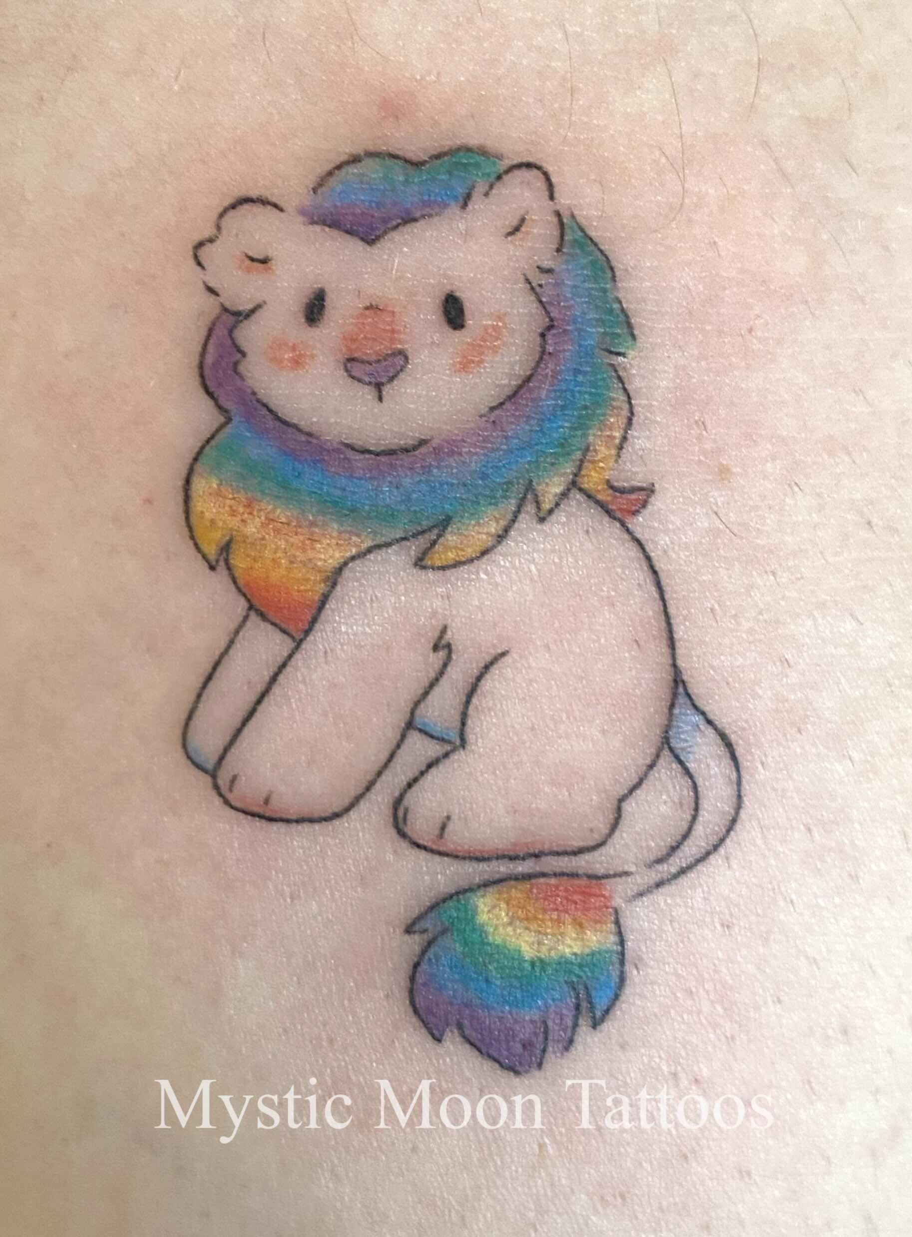 LGBT+ pride lion!