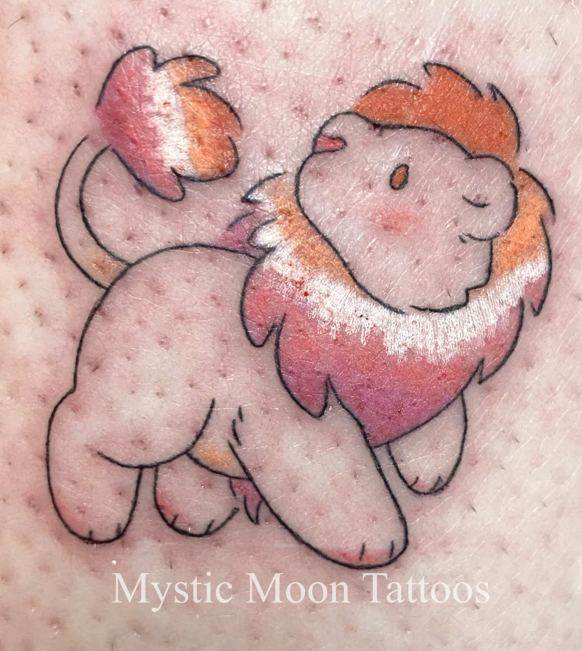 Lesbian flag pride lion.