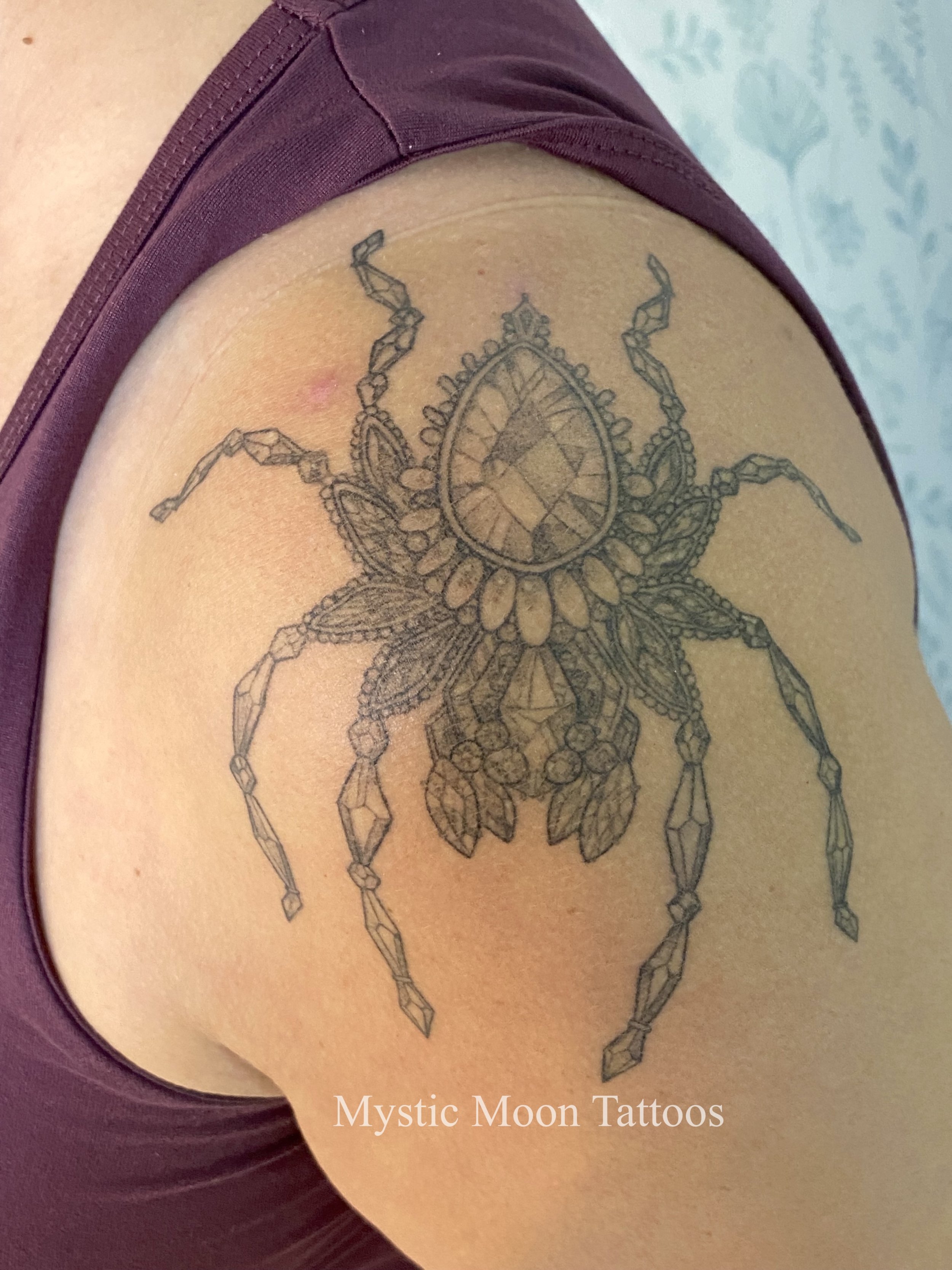 Christmas spider, jewel spider, or spider ornament. A lovely wholesome Ukrainian Holiday tradition! All healed up.
