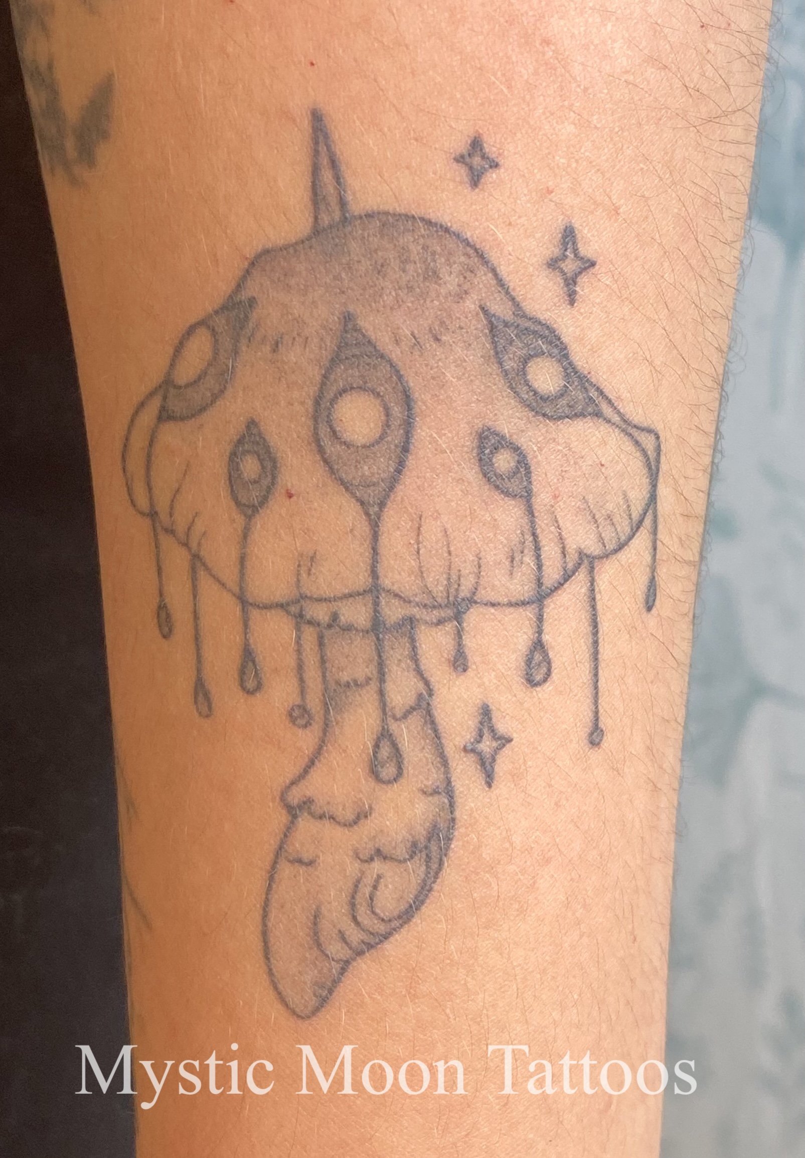 Healed mushroom flash.