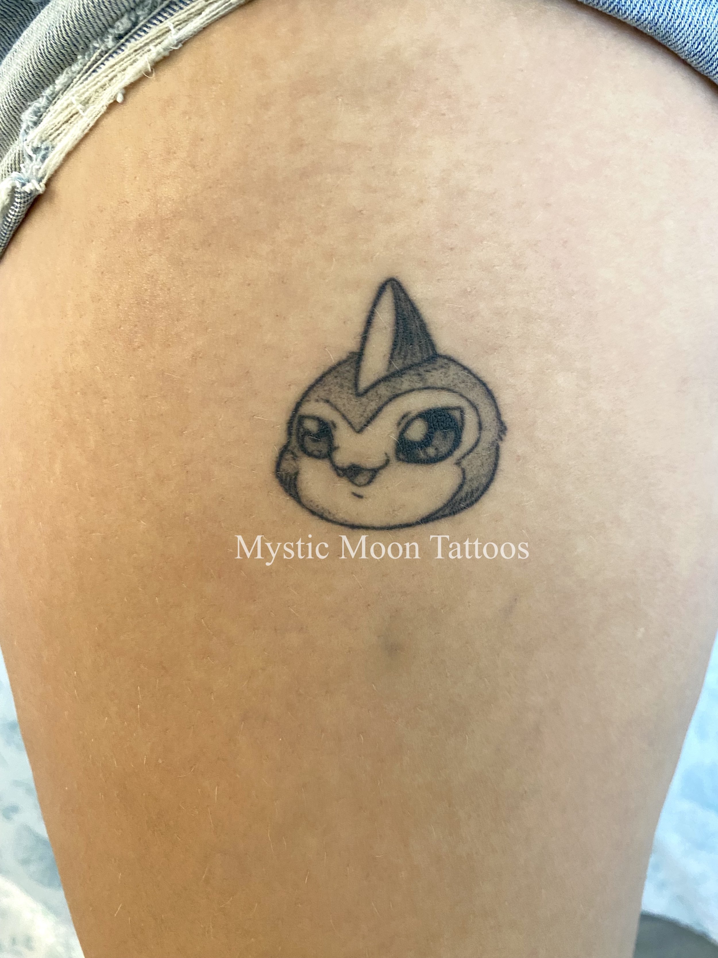 Tsunomon happy, and healed! Definitely one of the top tier Digimon!