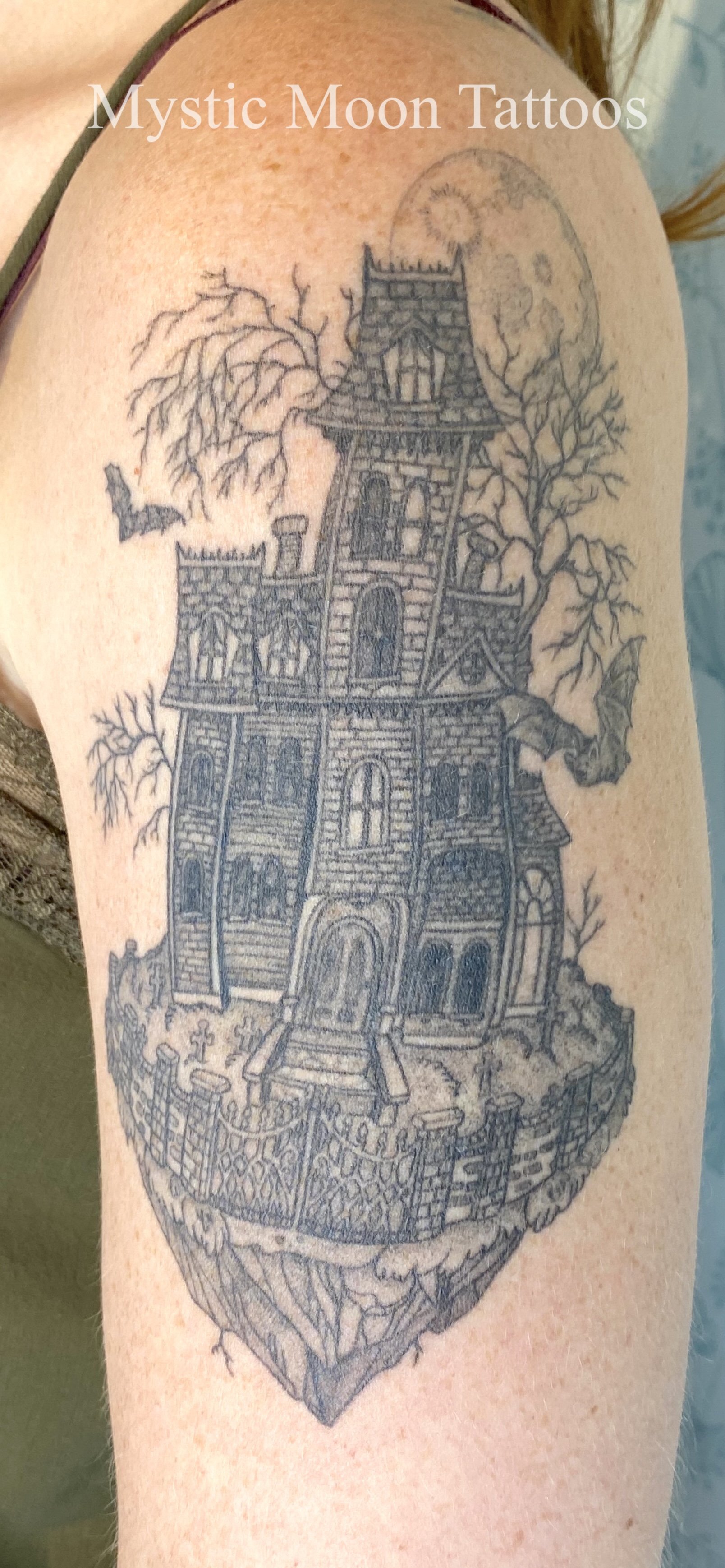 Stylized Addams Family house!