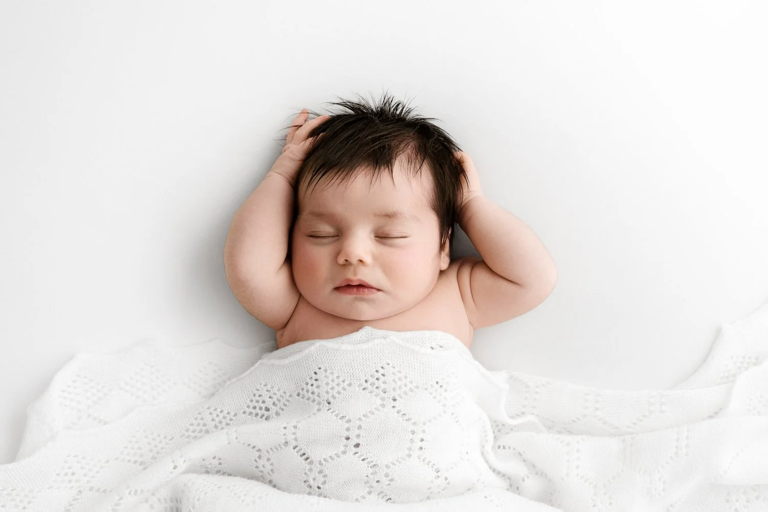 relaxed style baby photography