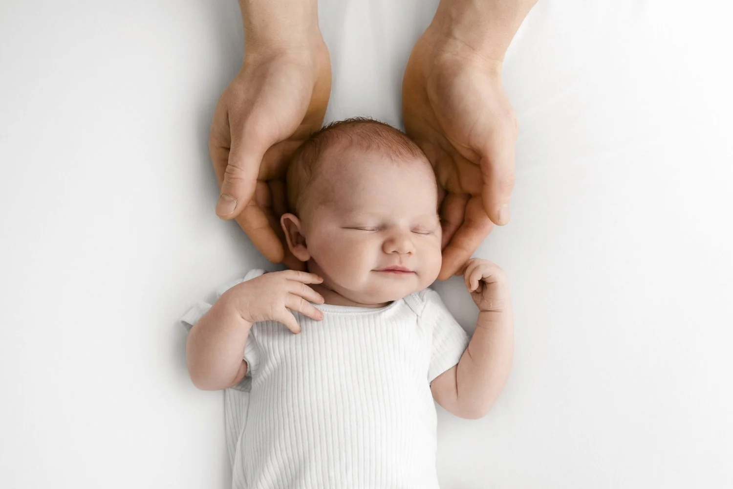 Newborn baby natural skin tones and details photographed by Ally Stuart-Ross Mabel and Moose