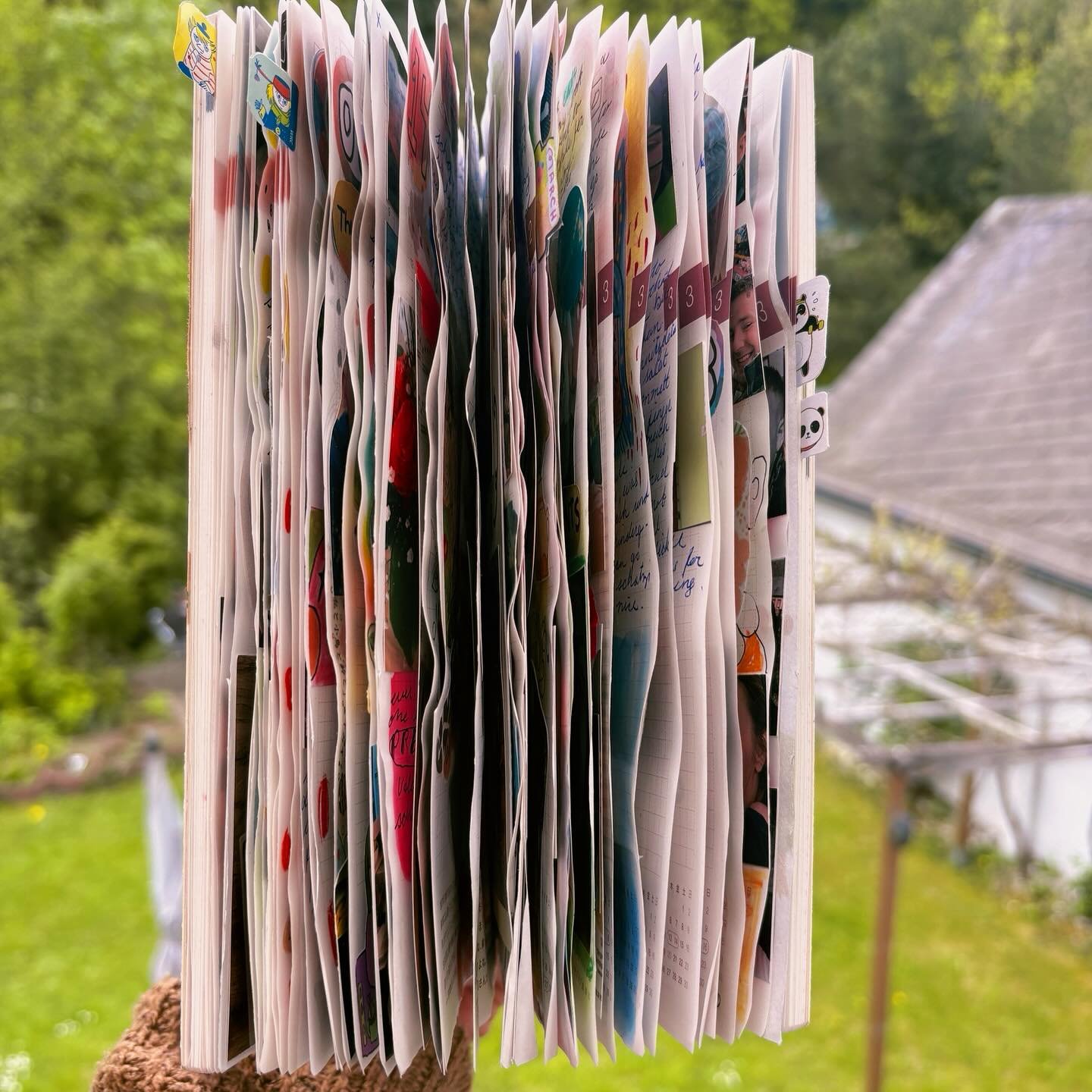 Daily journal is slowly getting thick and I haven&rsquo;t even started April or May pages lol.. new video is also posted on website for pocketpals .. I hope you will enjoy! Have a fabulous Thursday! Much love, Pam- #journal #artjournalling #artjourna