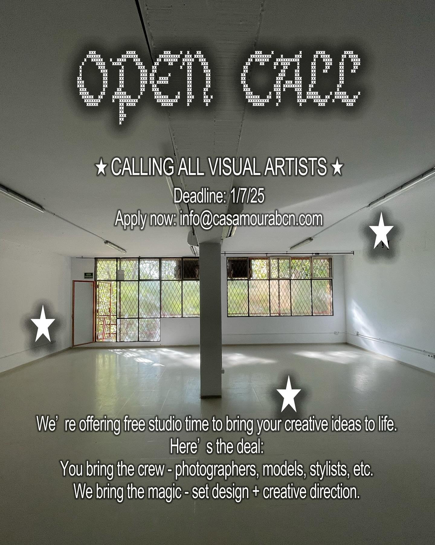 If selected, you&rsquo;ll get full access to our studio space and team to make it happen !
To apply, submit your proposal including:
* Your creative crew
* The brand or concept you&rsquo;re working with
* A moodboard that captures your vision

.

Si 