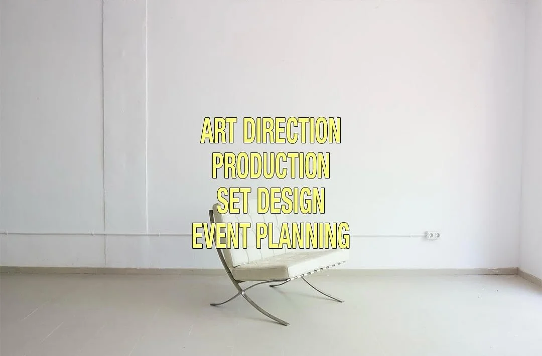 ✴︎✴︎✴︎ Casa Moura Creative Services ✴︎✴︎✴︎

✢ Art Direction ✢

✢ Production ✢

✢ Set Design ✢

✢ Event Planning ✢

DM or send us an e-mail at info@casamourabcn.com for more information