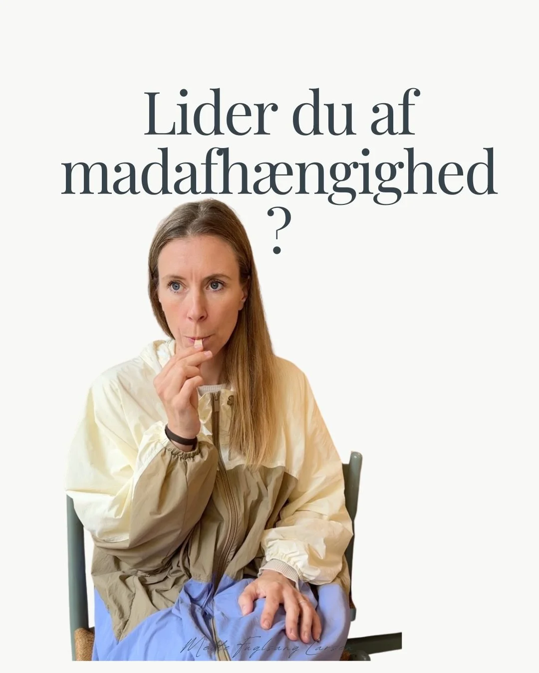 Lider du af madafh&aelig;ngighed? Ogs&aring; kaldet et forstyrret forhold til mad?
Og vil du gerne det til liv?
 S&aring; er Madklubben m&aring;ske det rette for dig!
Her taler vi ikke mad! Vi taler alt det, der ligger psykisk og styrer os, uden vi s