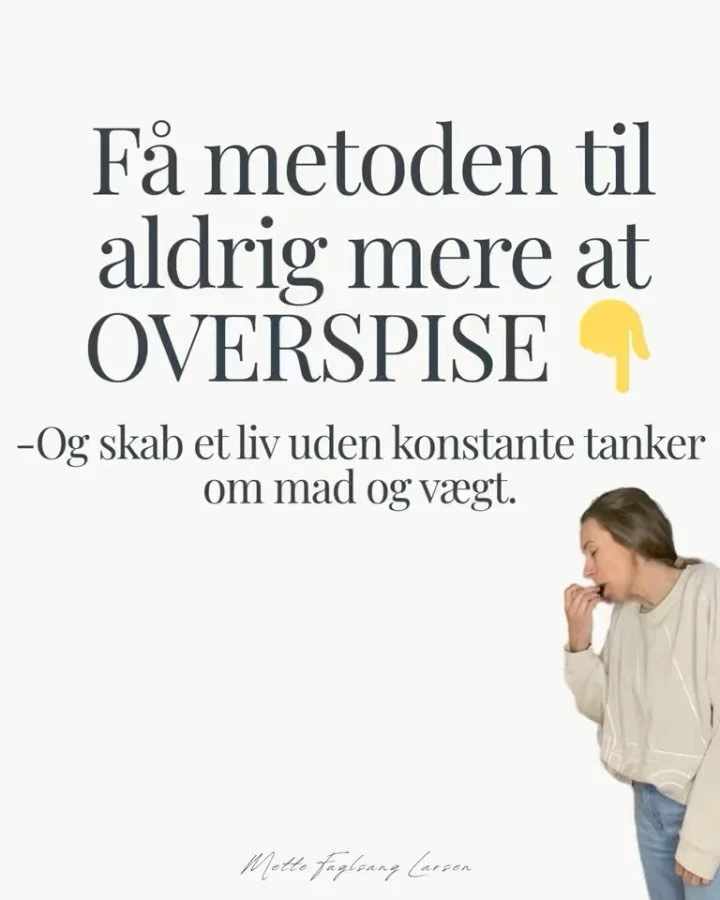 Er du tr&aelig;t af at overspise og f&oslash;le dig MAGTESL&Oslash;S i kampen mod maden? Og er der NU (!) du for alvor skal g&oslash;re noget ved det?

Ikke endnu en kur eller mere fokus p&aring; mad, men p&aring; den &aelig;gte, bagvedliggende &arin