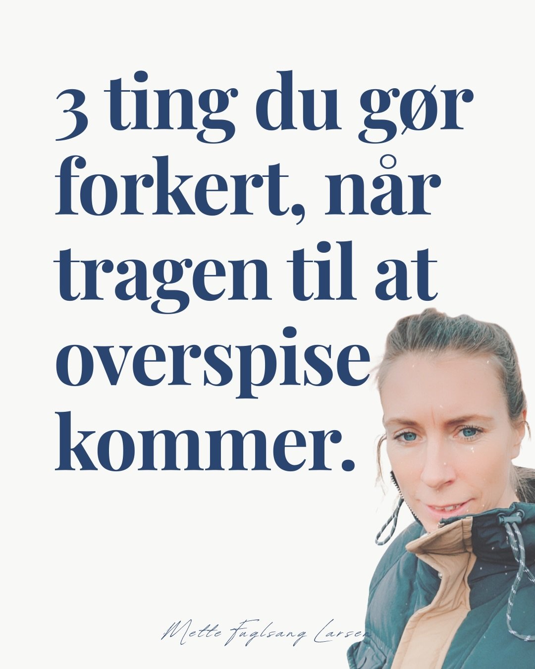 3 ting du g&oslash;r forkert, n&aring;r trangen til at overspise kommer
&nbsp;&nbsp;&nbsp;&nbsp;1&nbsp;&nbsp;&nbsp;&nbsp;
Du m&aelig;rker trangen til at spise, selvom du ikke er sulten.
Og s&aring; starter den indre dialog:
&ldquo;Skal&hellip; skal i