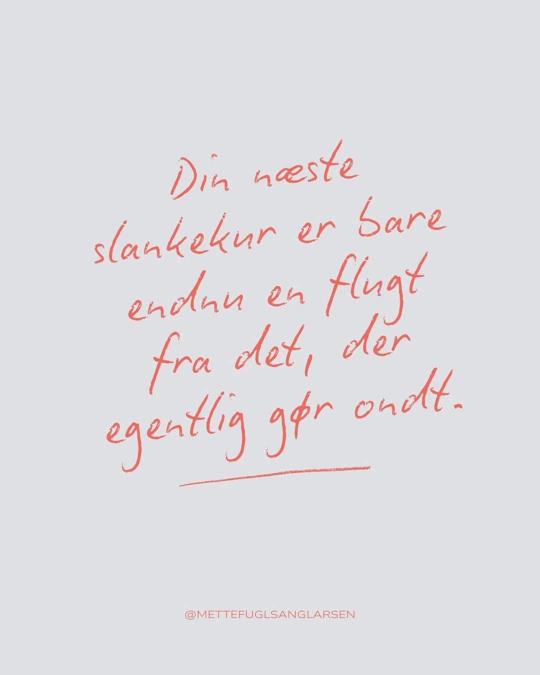 En ny kur er den nemmeste l&oslash;sning. Det lyder m&aring;ske m&aelig;rkeligt, n&aring;r nu det er s&aring; h&aring;rdt at v&aelig;re p&aring; kur. Men det er "nemt", fordi en kur flytter dit fokus. S&aring; l&aelig;nge du t&aelig;ller ka