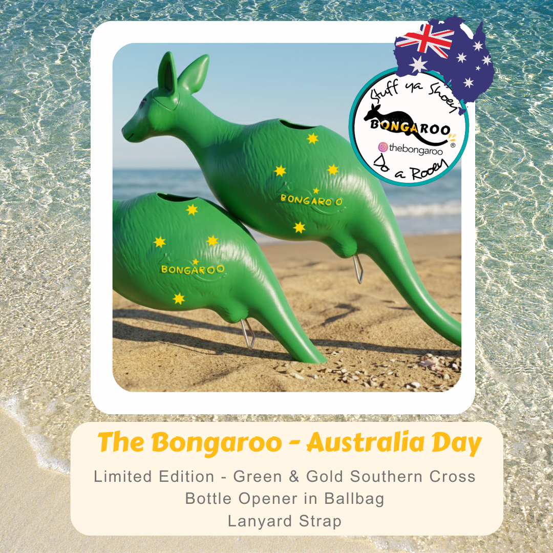 Australia Day Limited Edition Bongaroo -  Kangaroo Beer Bong (with Lanyard)